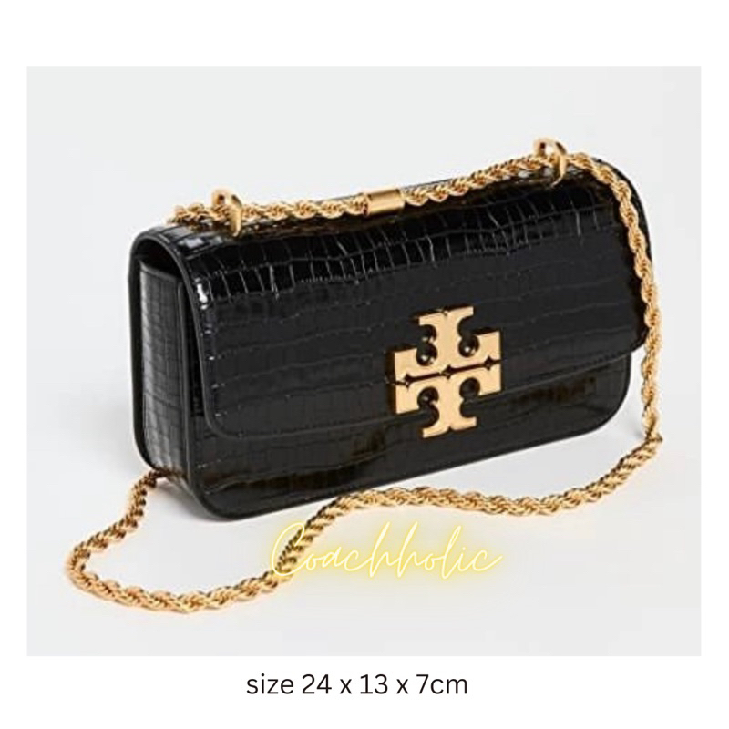 tory burch eleanor croco authentic