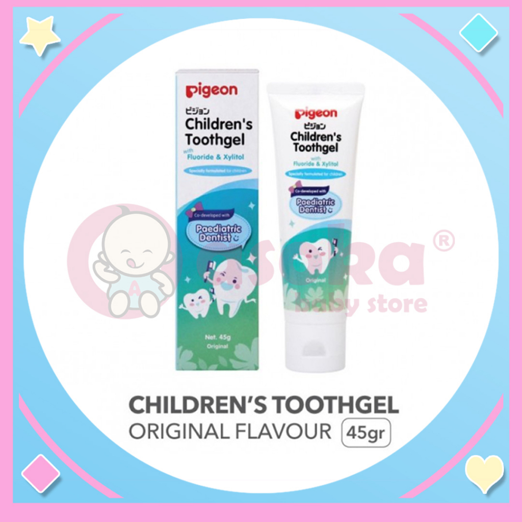 Pigeon Children's Toothgel Original Flavour 45gr - Pasta Gigi Anak ASOKA