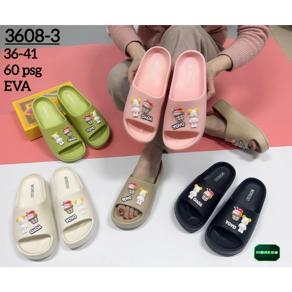 Sandal Selop Wanita Yoyo EVA Lucu