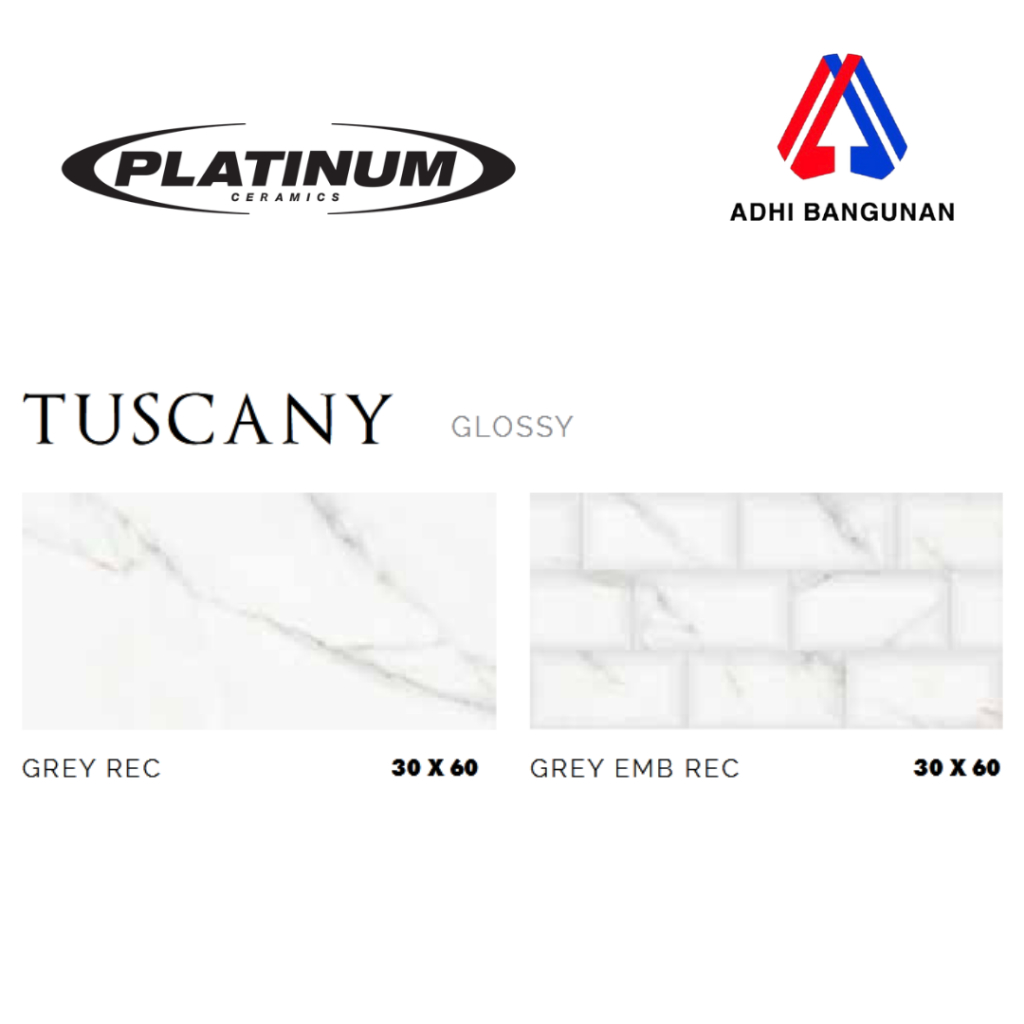 PLATINUM Keramik 30x60 - TUSCANY Series