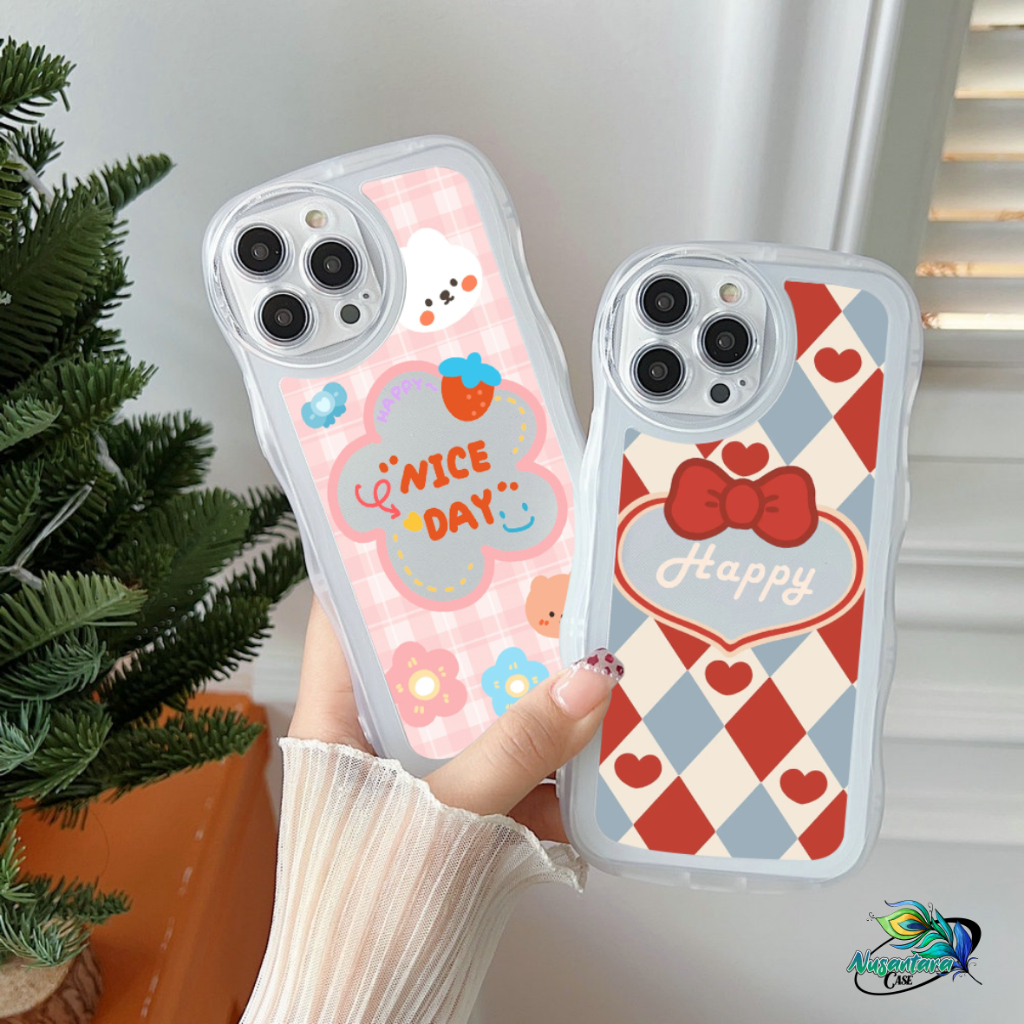 CUSTOM SOFTCASE WAVE GELOMBANG CLEAR CUSTOM MORE FOR INFINIX SMART 5 6 HD 6 PLUS HOT 9 10 11 12 PLAY