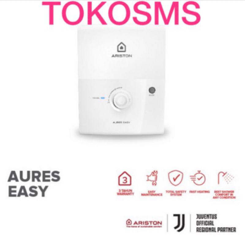 water heater instant ariston aures easy 2.4 SB pemanas air mandi EASY 2.4SB