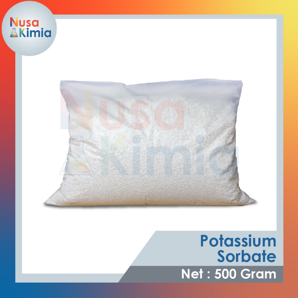 Pota-ssium Sorbat / Kalium Sorbat Pengawet Makanan Food Grade - 500 Gram