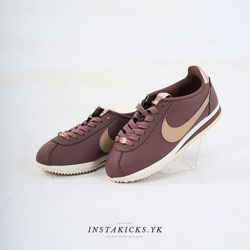 CORTEZ CLASSICS LEATHER SMOKEY PINK WMNS