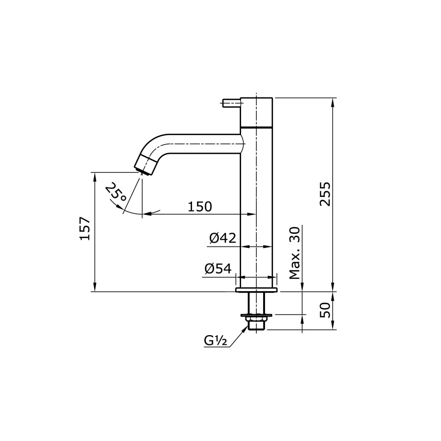 Kran Wastafel TOTO TX 123 LESV4N / TX123LESV4N