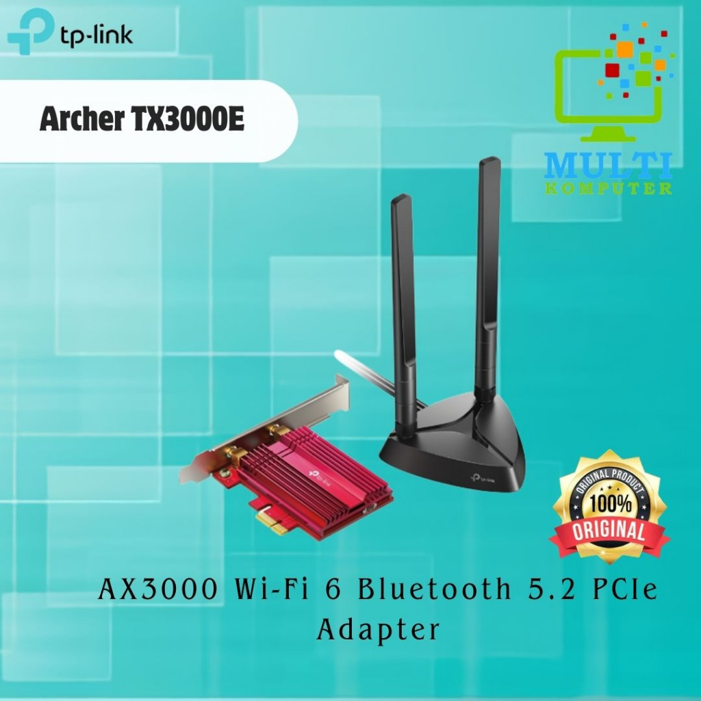 Tp-link Archer TX3000E Wi-Fi 6 Bluetooth 5.0 PCIe Adapter