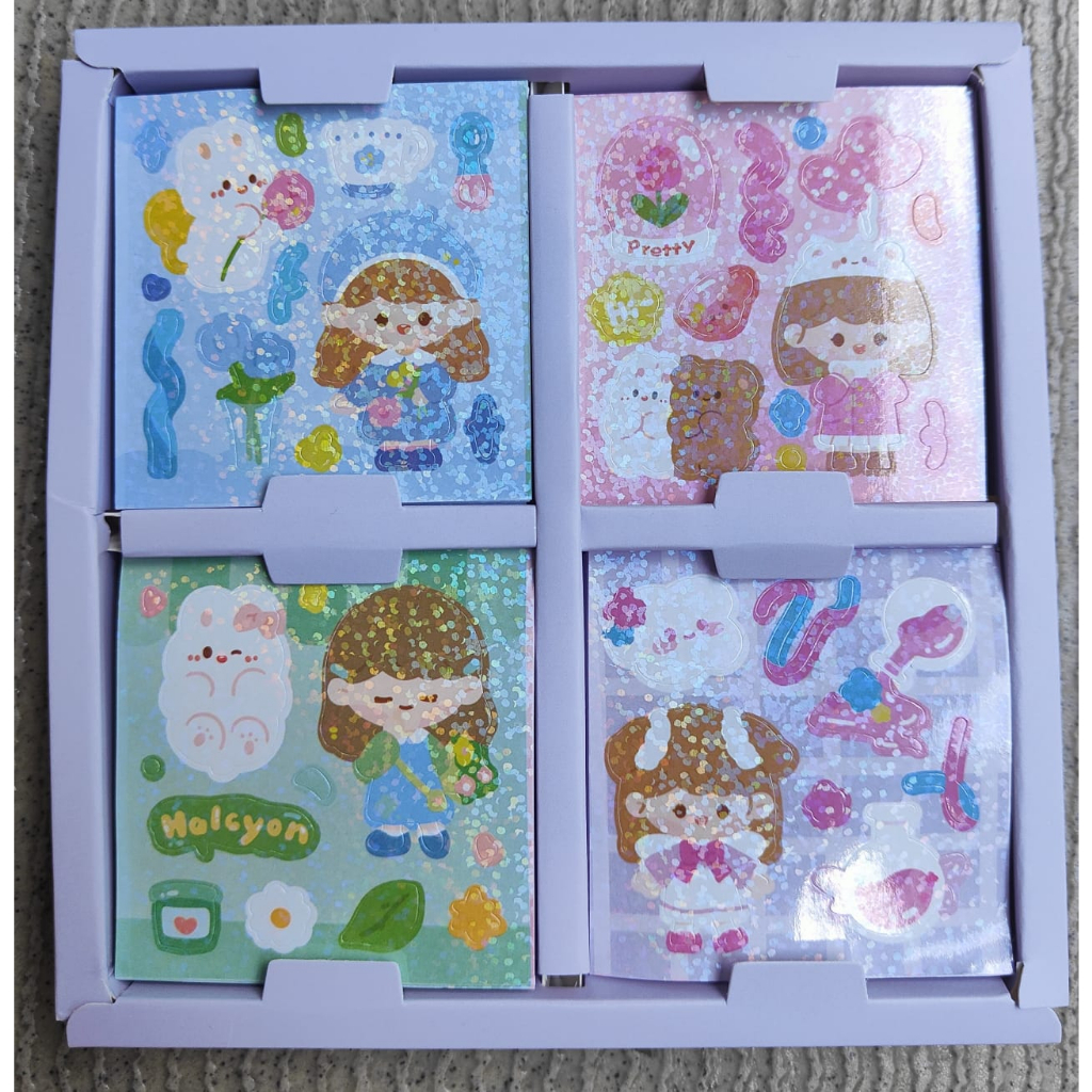 Sticker Waterproof Sticker Momo Stiker Momo Isi 100 Pcs Sticker Deco Aesthetic /Scrapbook Momo Girl/Stiker tempel