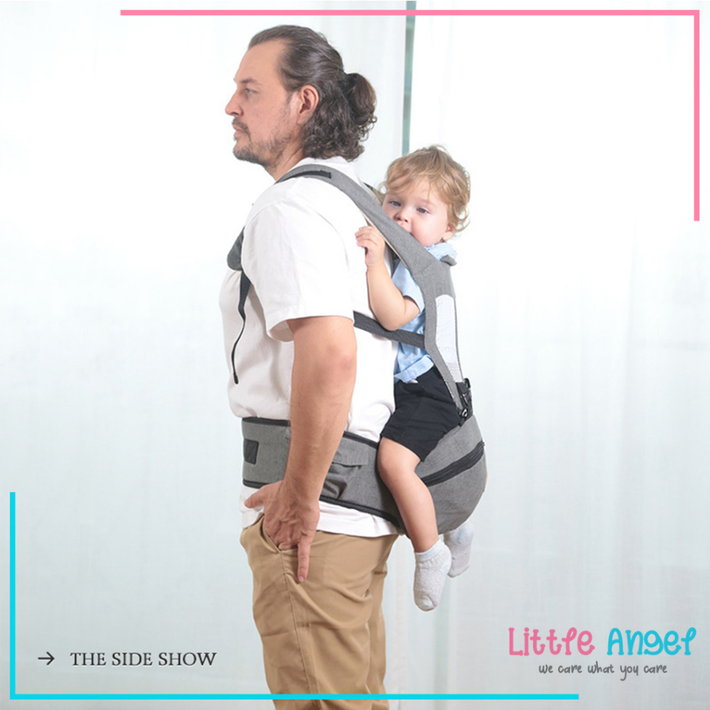 Gendongan Bayi Hipseat 5 in 1 Instan Gendongan Duduk Depan Belakang Samping Multifungsi Baby Carrier NewBorn Ransel Perlengkapan Peralatan Bayi