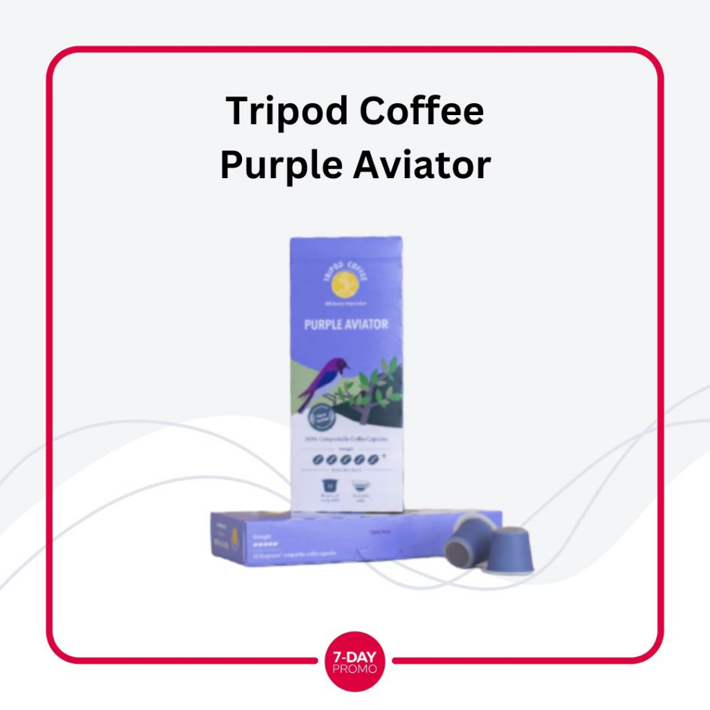 Nespresso Tripod Coffee Capsules Purple Aviator