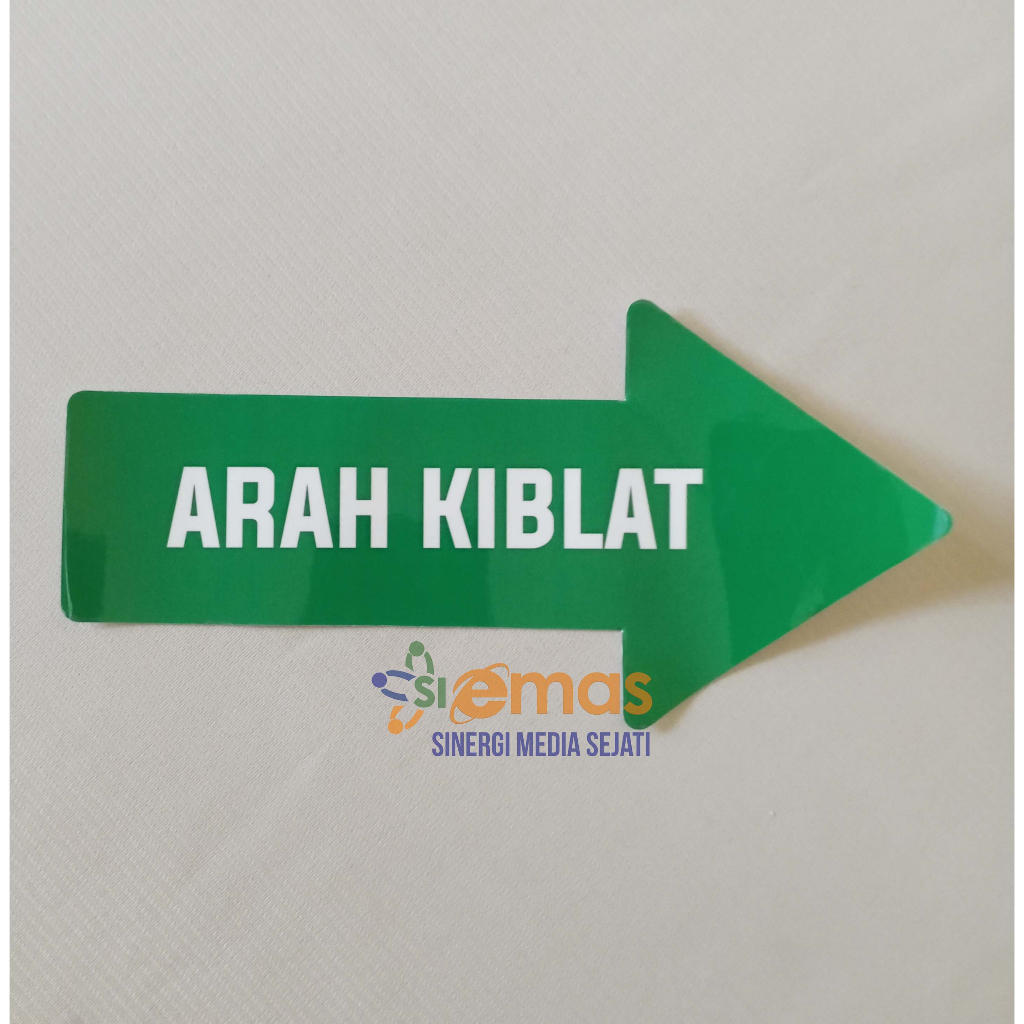 

Stiker Arah Kiblat | Stiker Vinyl Penunjuk Arah Kiblat