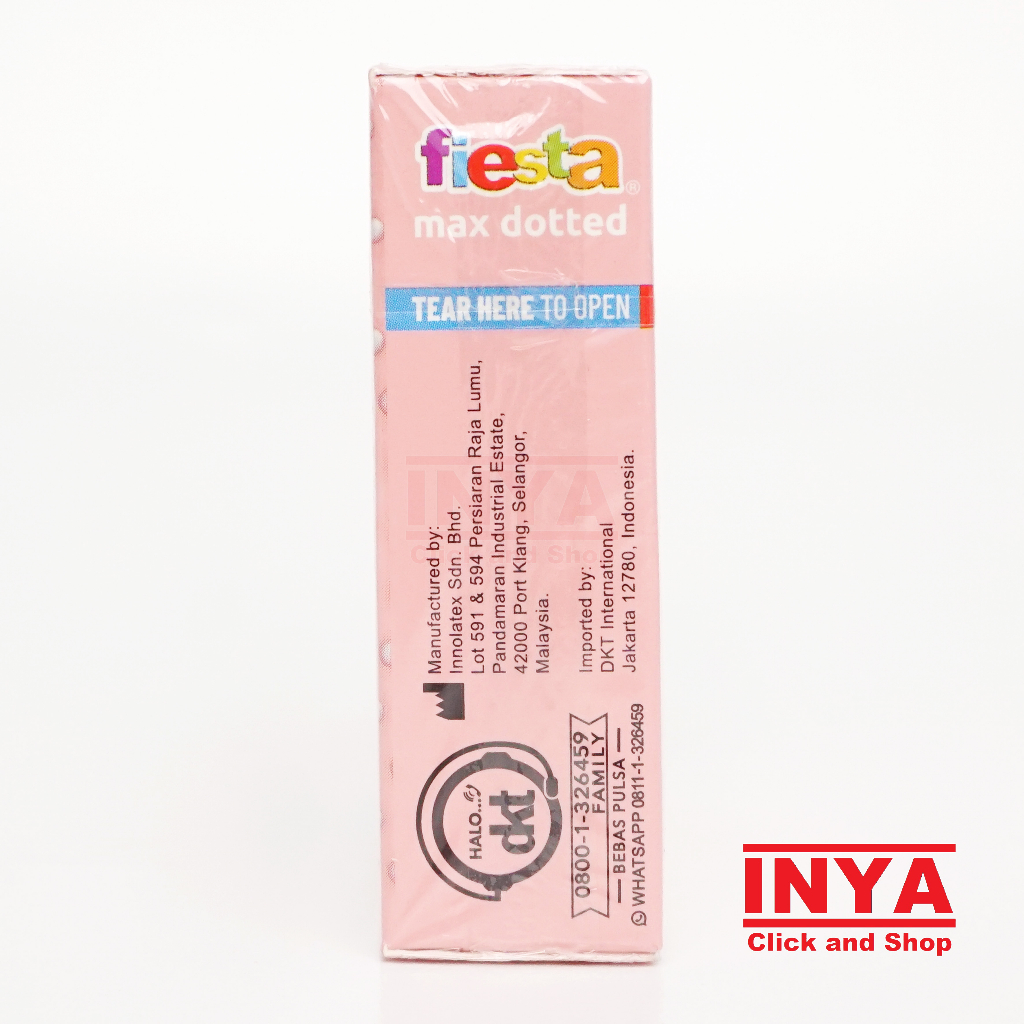 Kondom FIESTA DOTTED CONDOM isi 3pcs