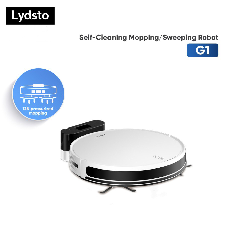 Lydsto G1 Robot 2in1 Vacuum Vakum Cleaner Mop Sweeping Penyedot Debu Sapu Pel Lantai Self Cleaning 3300Pa