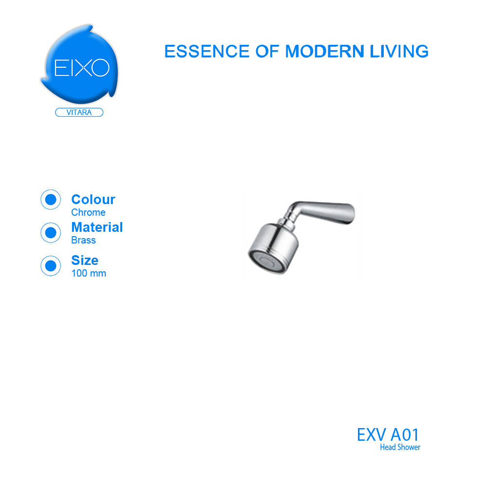 EIXO Shower Head VITARA Pancuran Kamar Mandi KUNINGAN Series
