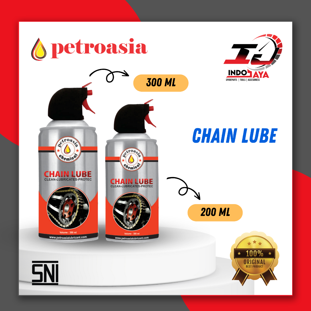 [BAYAR DI TEMPAT] CHAIN LUBE PETROASIA 300ML / CHAINLUBE LUBRICANT PELUMAN RANTAI RANTE /  CAIRAN RA