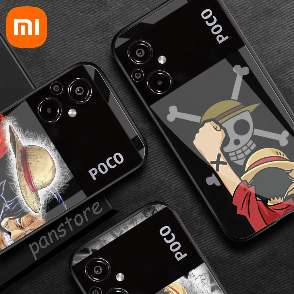 Softcase Glass Case Terbaru Poco M5 [SK-36] Poco M4 Pro Poco Poco F4 Poco C40 M3 Pro 5G Poco X3 NFC 