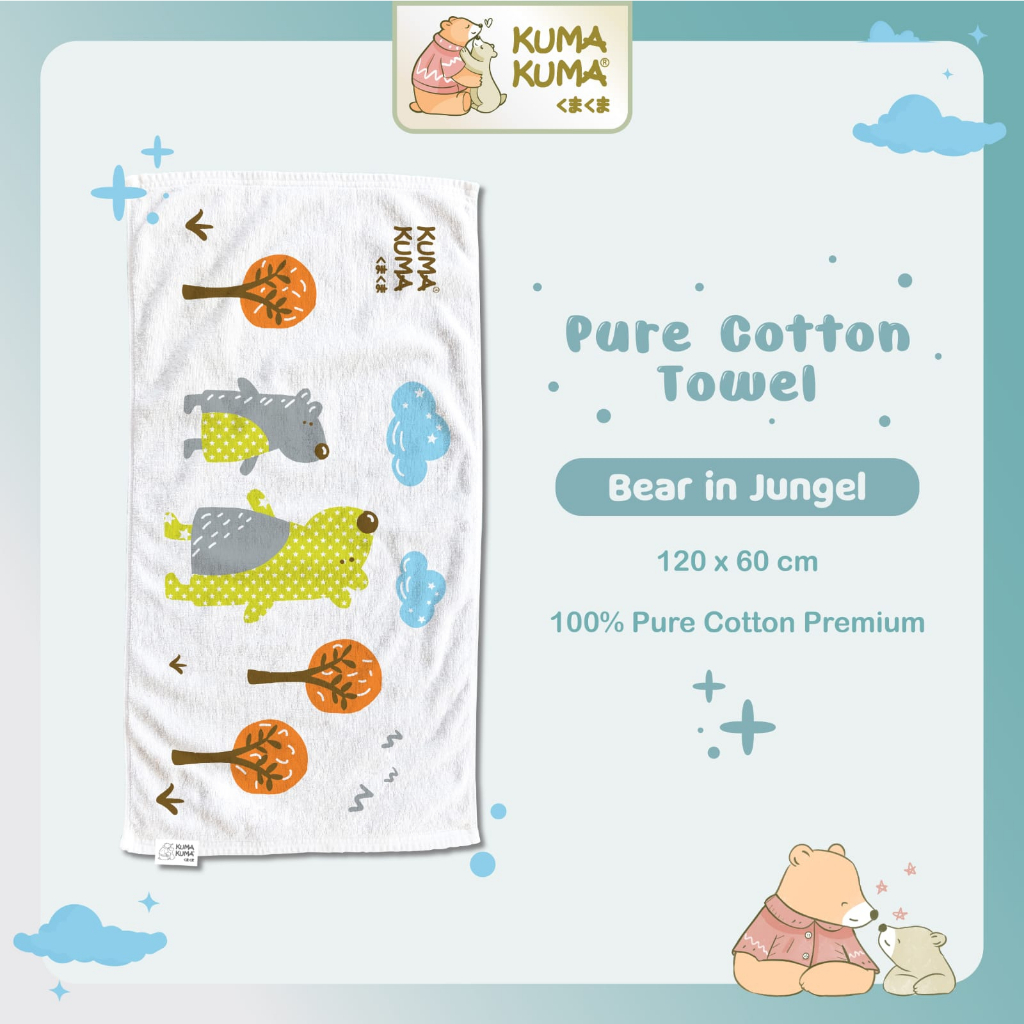 Kuma Kuma Handuk Best Seller.... Pineapple, Microfiber, Pure Cotton ORI