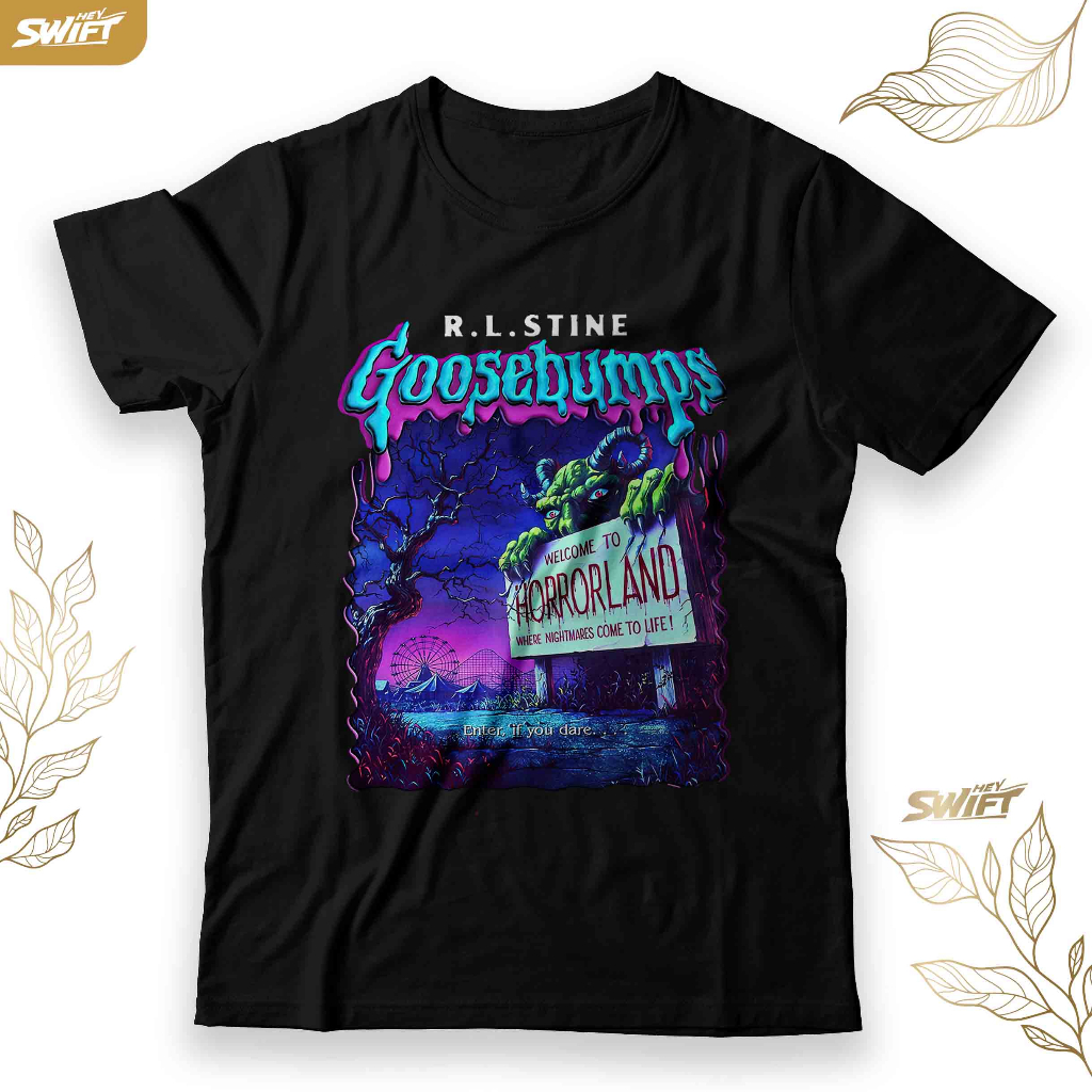 KAOS Goosebumps One Day At HorrorLand TSHIRT BAJU DISTRO