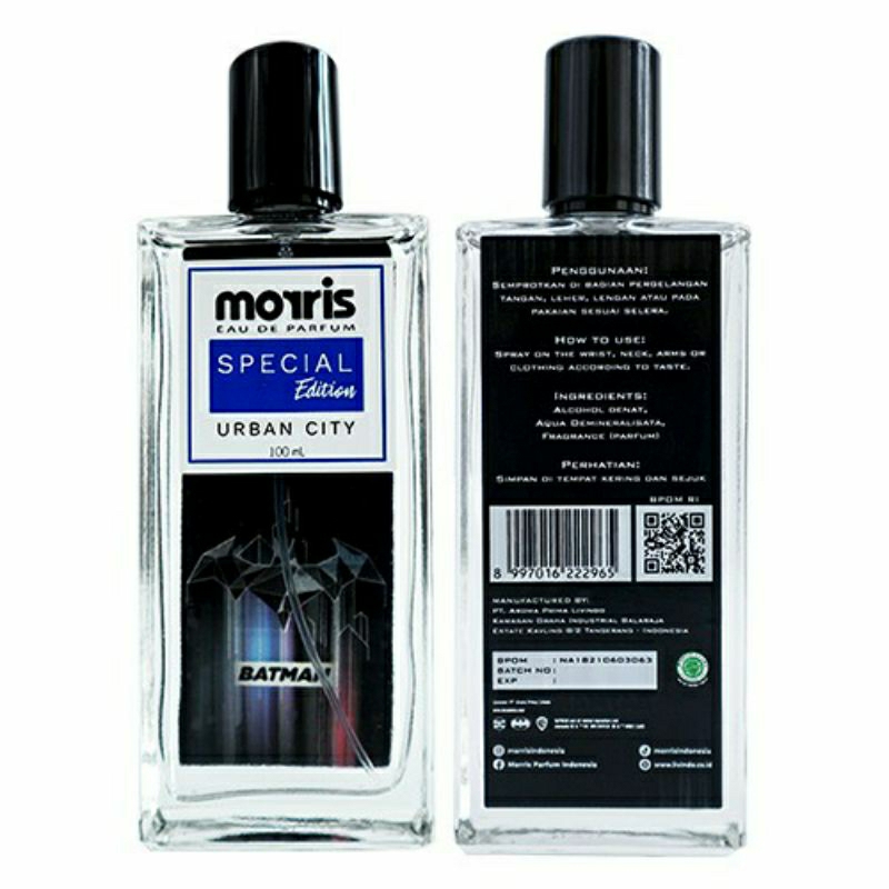 Morris Parfum Special Edition Batman -Urban City | Parfum Pria