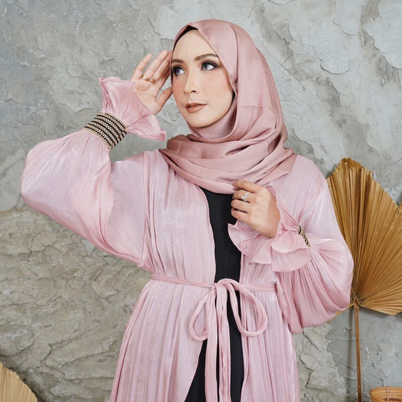 Outer Abaya shimmer Amalia x TasyaBasalamah