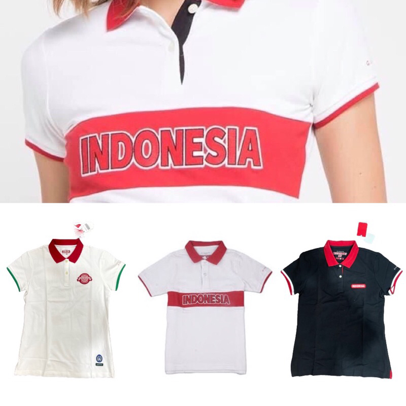 Giordano Polo Shirt Women National Day Indonesia