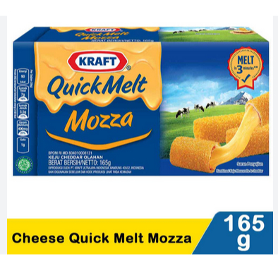 

Keju Kraft Cheddar Quick Melt Moza Cheese Cepat Leleh 165 Gram