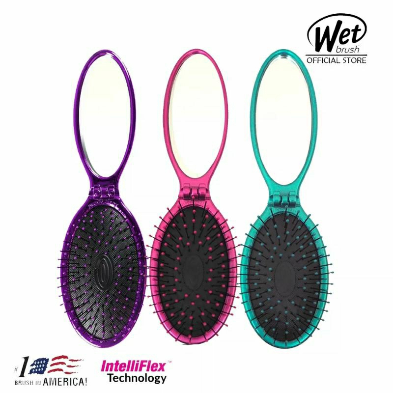 Original Wet Brush Pop n Go Detengler - Sisir Anti Kusut