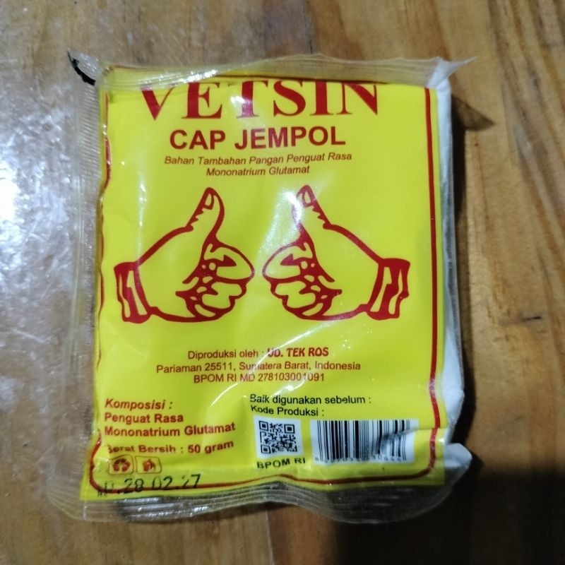 

vetsin cap jempol