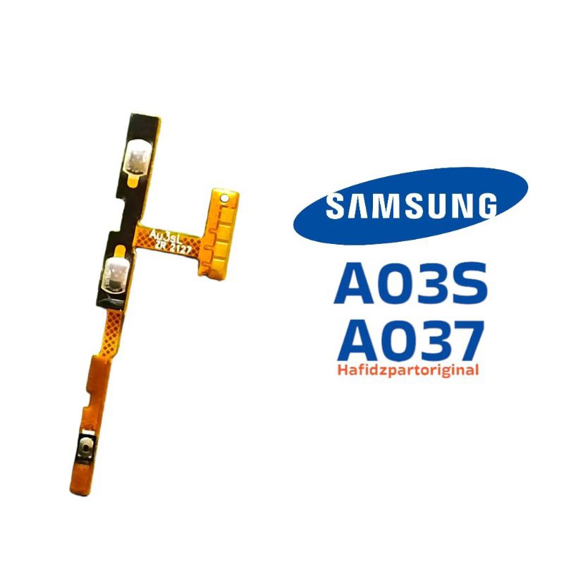 Flexibel Flexible Tombol Volume Samsung A03S / A037 Copotan Cabutan Bekas