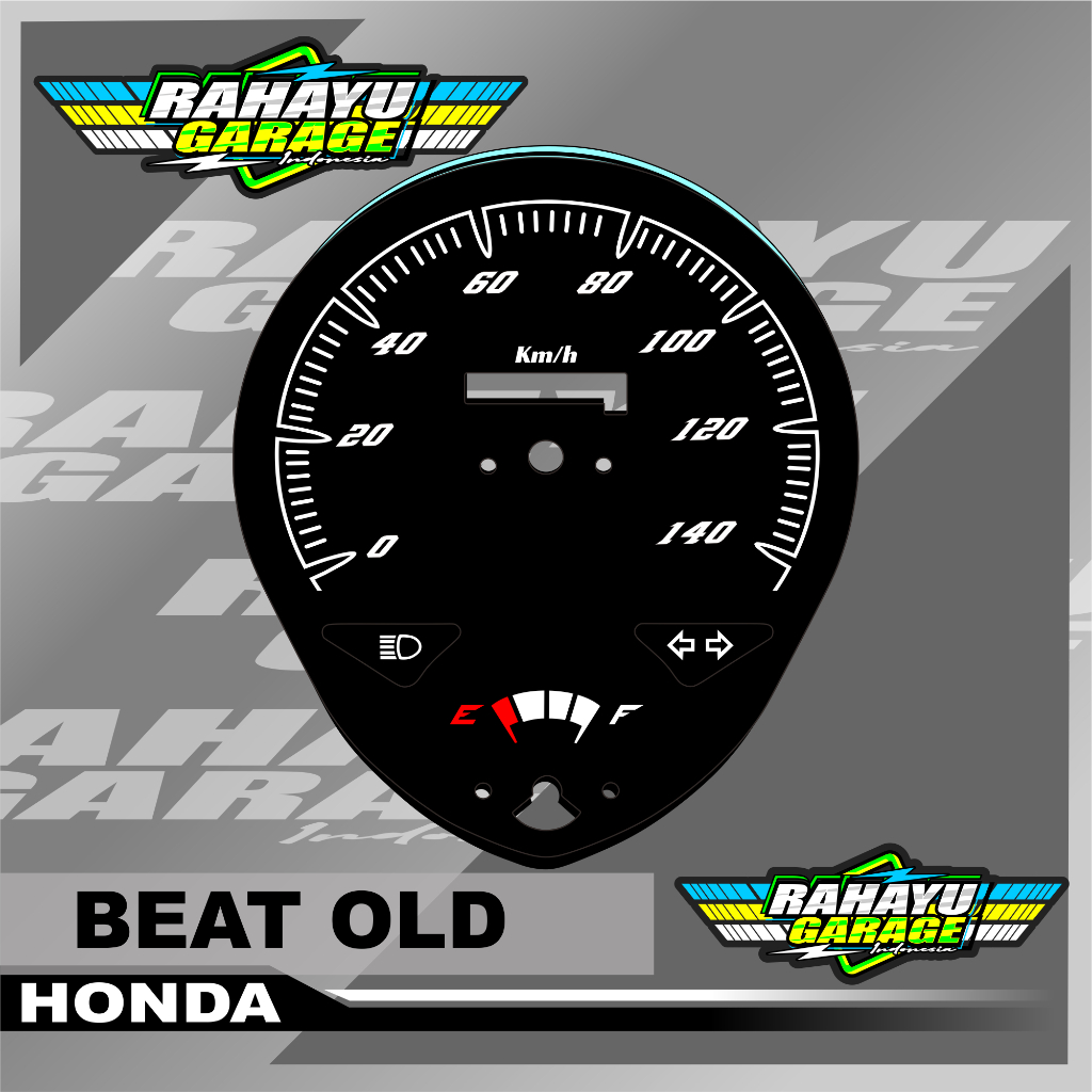 papan speedometer custom beat karbu panel spidometer beat karbu
