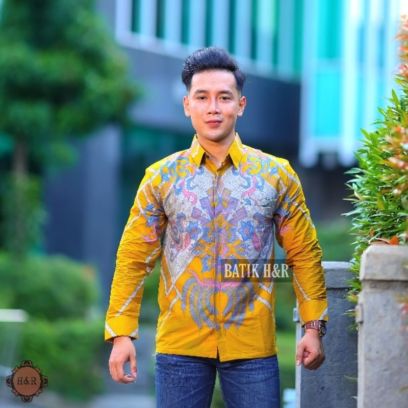 Baju Batik Lengan panjang Baju Batik lengan pendek Batik Solo Baju Batik Batik Premium Batik Original Batik Modern Batik H&amp;R Katun