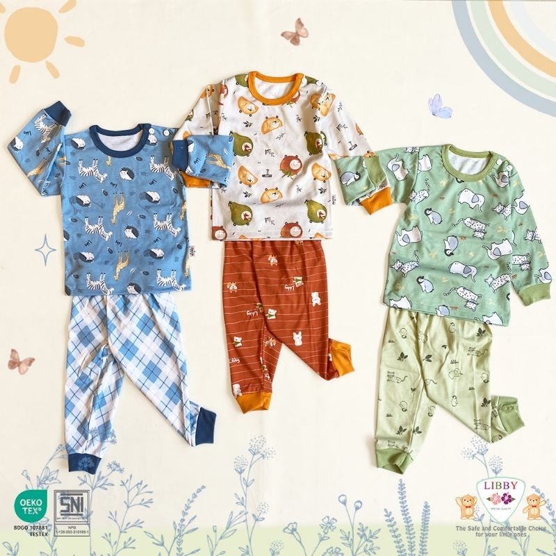 LIBBY - SETELAN PANJANG OBLONG LIBBY - SETELAN BAJU PANJANG LIBBY - SET BAJU ANAK LIBBY