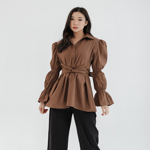 [TAVIA] RIRI TOP / BLOUSE WANITA / KEMEJA WANITA / ATASAN WANITA