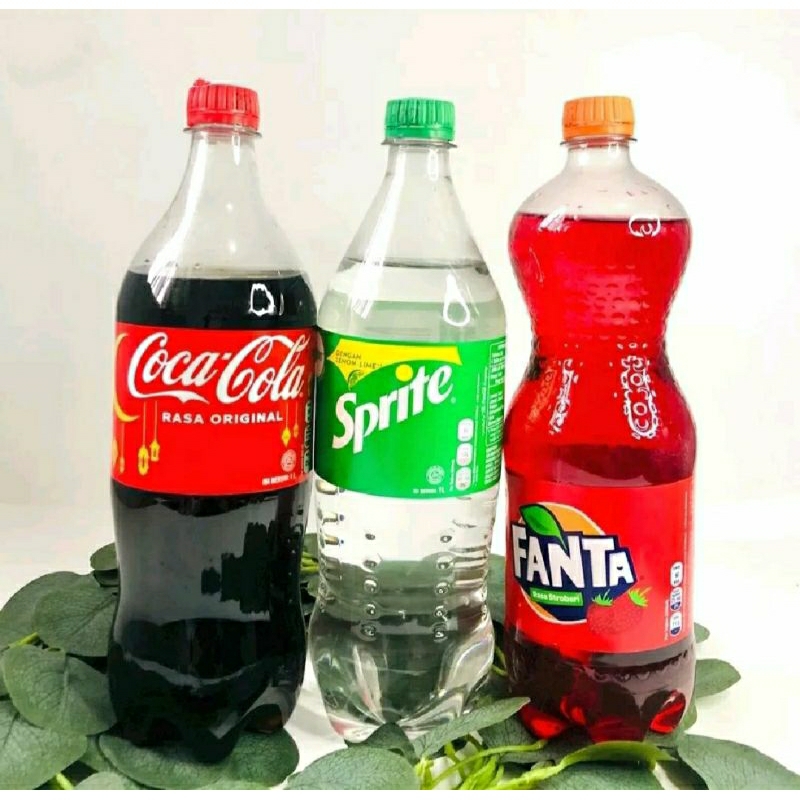 

Minuman Bersoda CocaCola Sprite Fanta 1Liter 12 pcs ( 1 Karton )