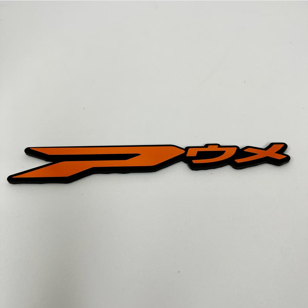 Emblem Timbul Akrilik Pcx Dapet 2pcs Emblem Tebal 3mm Emblem Motor Acrylic