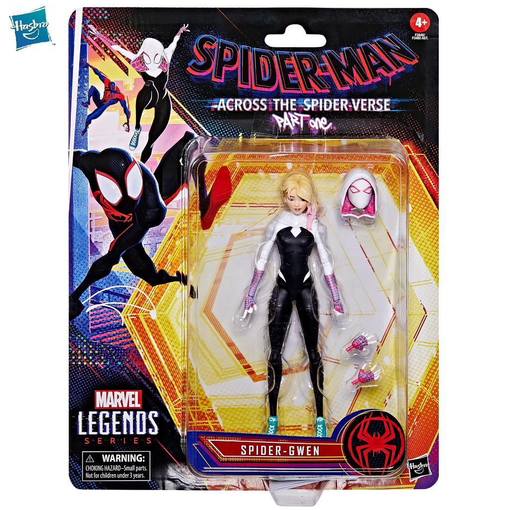 MARVEL Legends Retro Spider-Man Across The Spider-Verse Part One Wave Spider-Gwen Action Figure