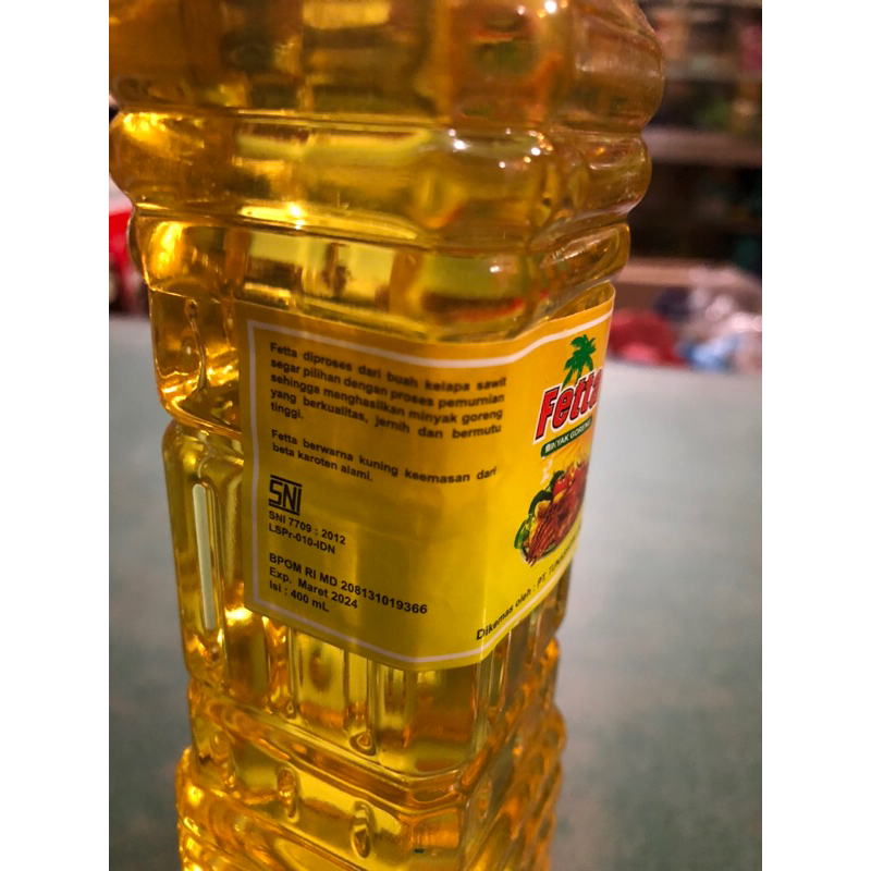 [BOTOL-400] FETTA Minyak Goreng 400 ml