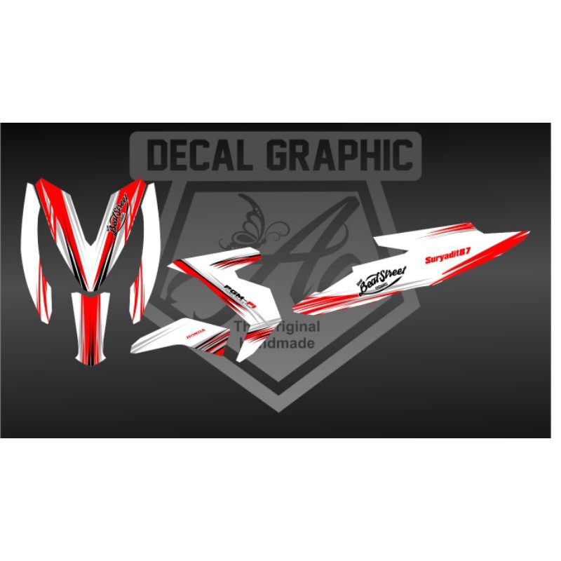 decal beat street stiker beat