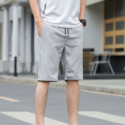 SUMMER THIN ICE LOOSE SLIM STRAIGHT TUBE CASUAL SHORTS