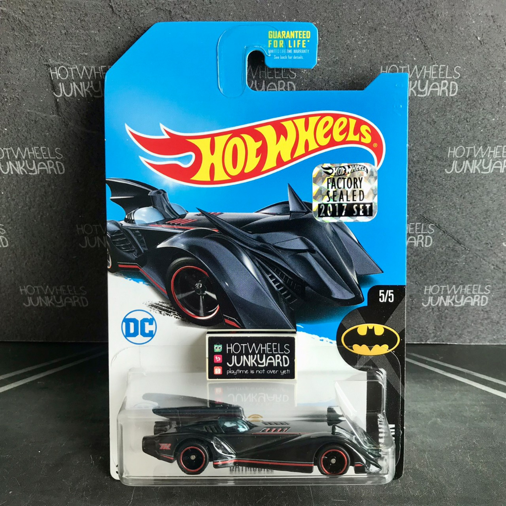 Hot Wheels Batmobile Super Treasure Hunt Factory Sealed 2017 Ban Karet Batman
