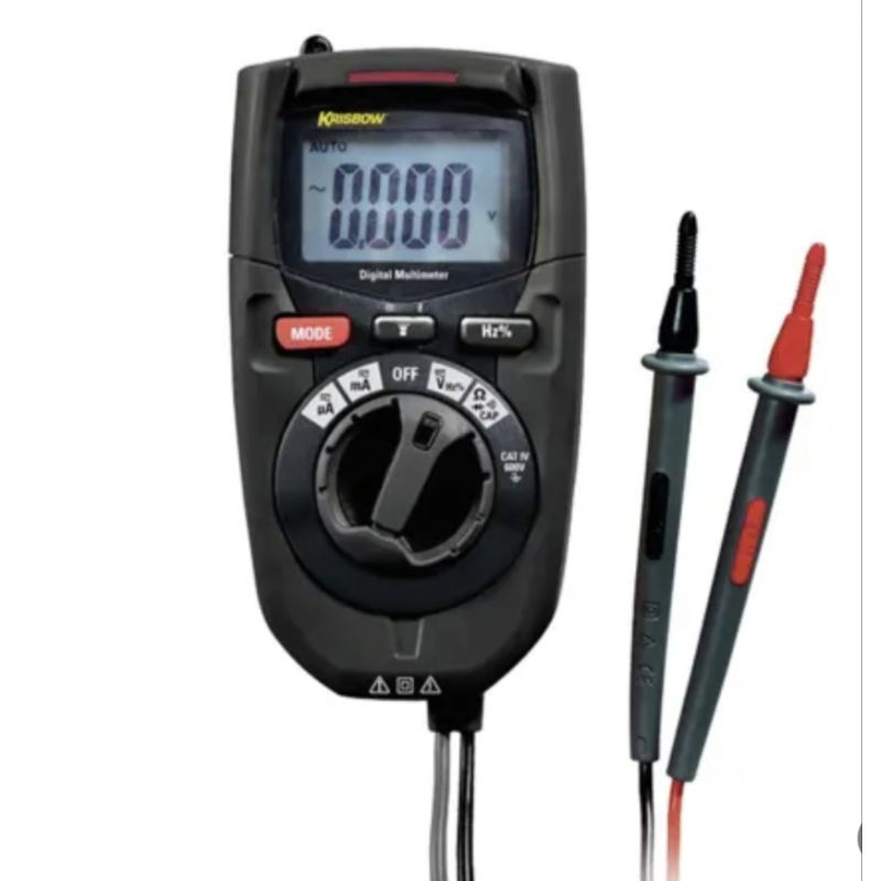 KRISBOW Alat Ukur Multimeter Digital Dengan Ncv 600v Listrik