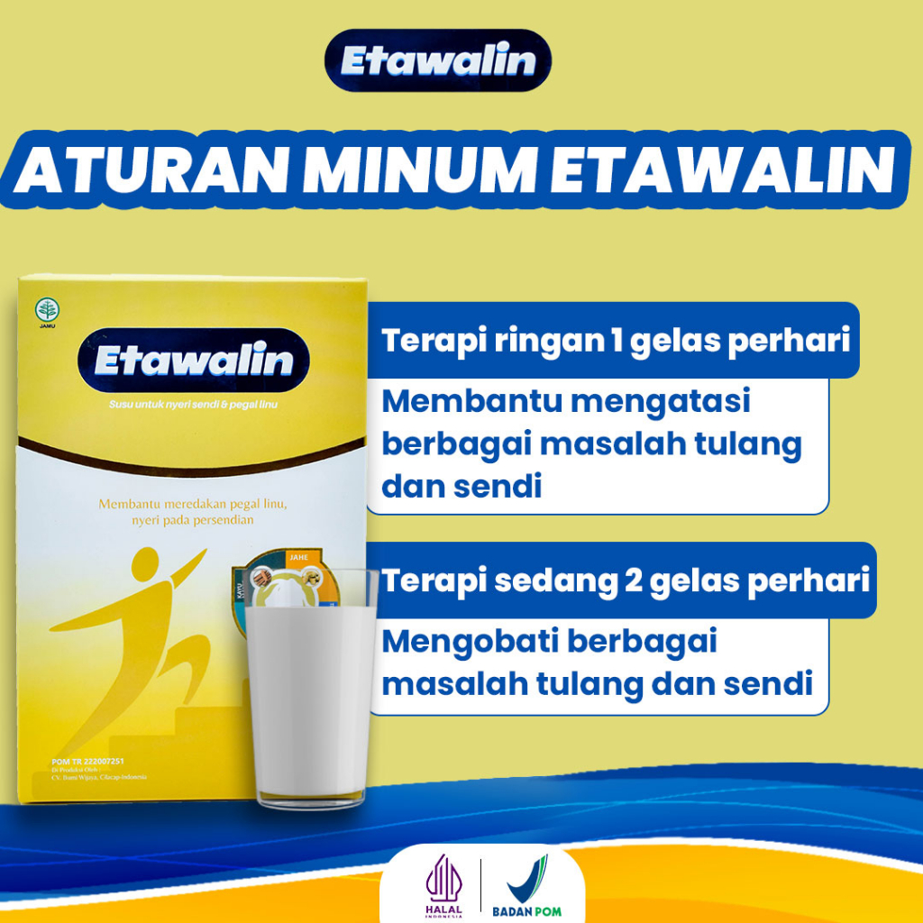 [Bayar Ditempat] ETAWALIN 200g Original Susu Kambing Etawa Bantu Atasi Masalah Tulang dan Sendi