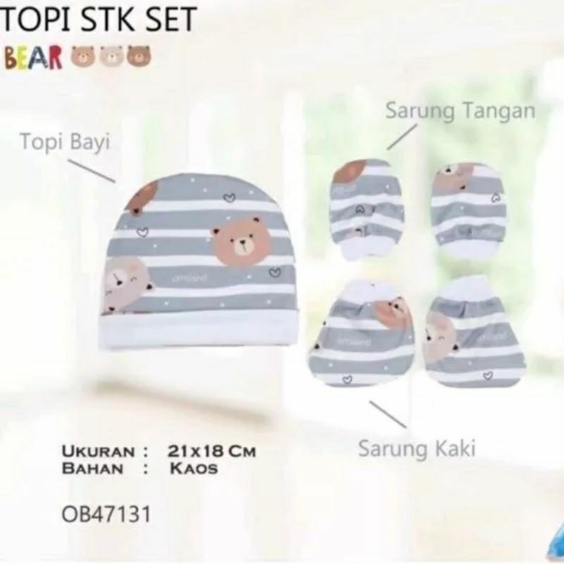 OMILAND TOPI STK BROWN BEAR OB47131