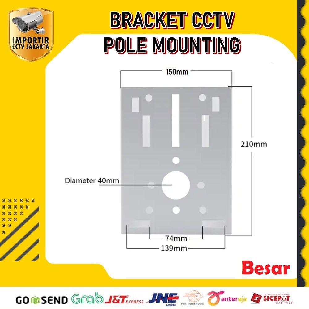 Bracket CCTV Pole Mounting / Bracket Tiang ICJ