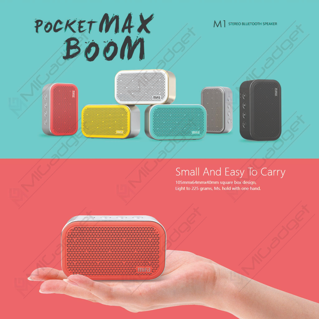 MiFa M1 Stereo Bluetooth Speaker Dengan MicroSD Slot
