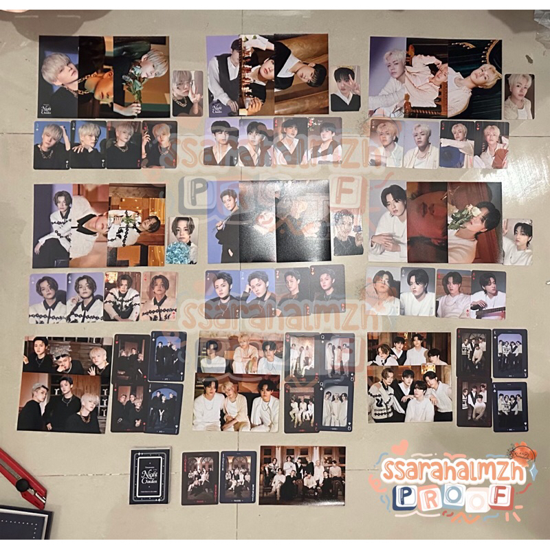 SHARG TREASURE Night garden MD collection book memory binder photocard