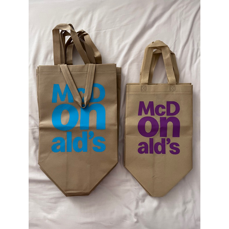 tas belanja totebag canvas bag reusable bag mcdonalds kfc starbucks