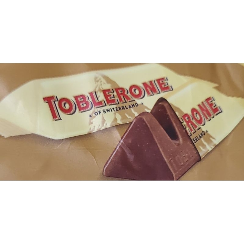 coklat cokelat toblerone tiny milk chocolate 8 gram ECER