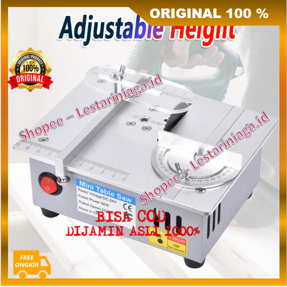 Mesin Gergaji Mini Table Saw Mini Portable / Meja Mesin Potong Besi Pipa Mini Serbaguna ORIGINAL