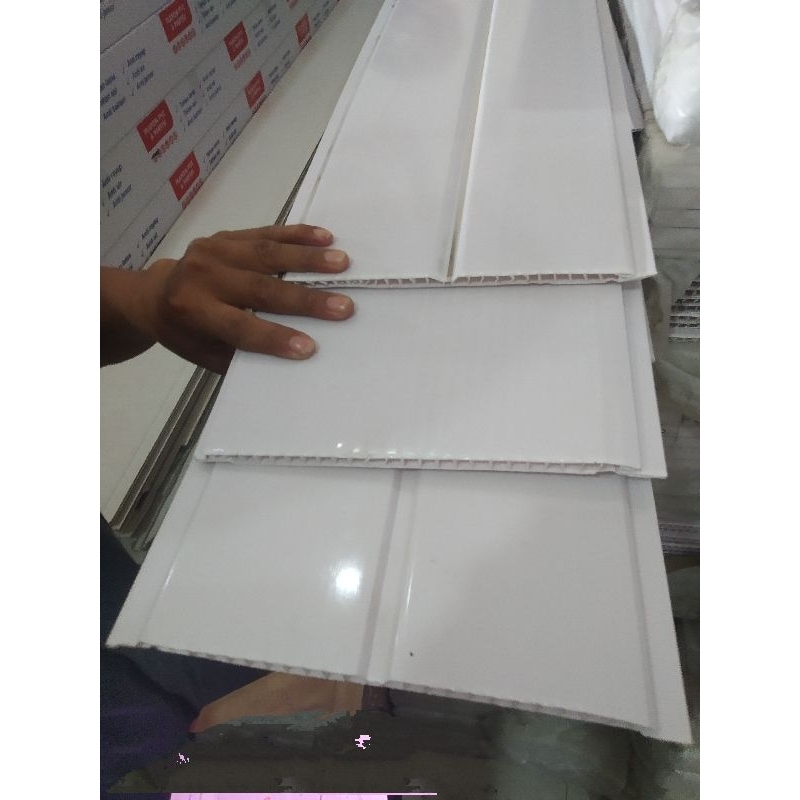 PLAFON PVC PUTIH POLOS PANJANG 3 METER HARGA PER LEMBAR