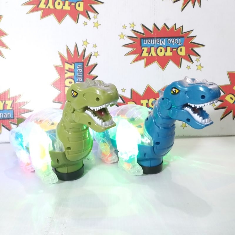 Mainan Gear Dinos Light & Mainan Gear Dinosaurus BO